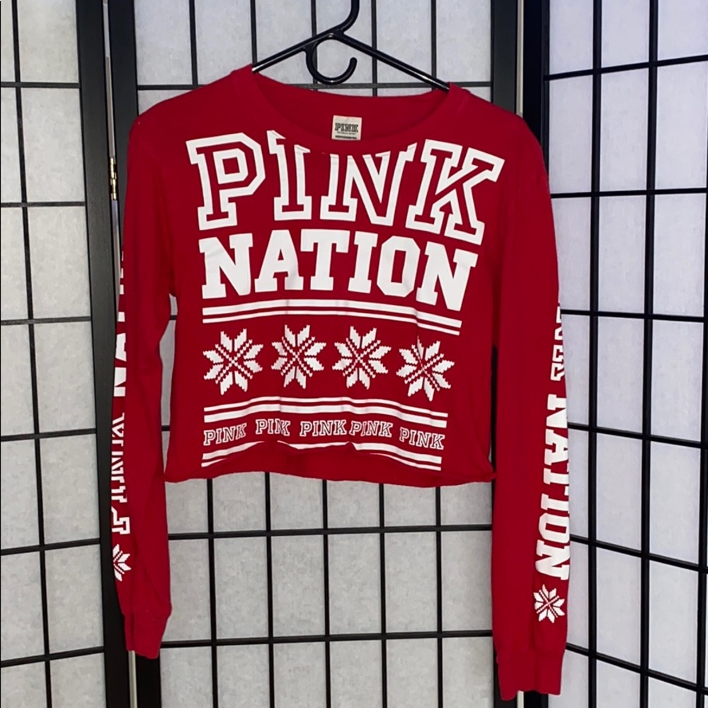 Pink Nation Crop top.